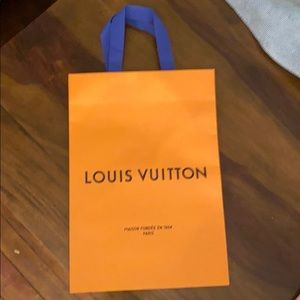 Authentic Louis Vuitton shopping bag